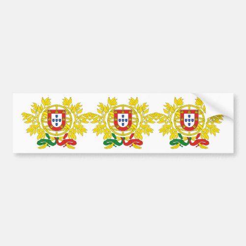 Portugal Coat of Arms Bumper Sticker