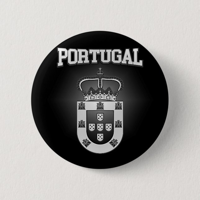 Portugal Coat of Arms Button (Front)