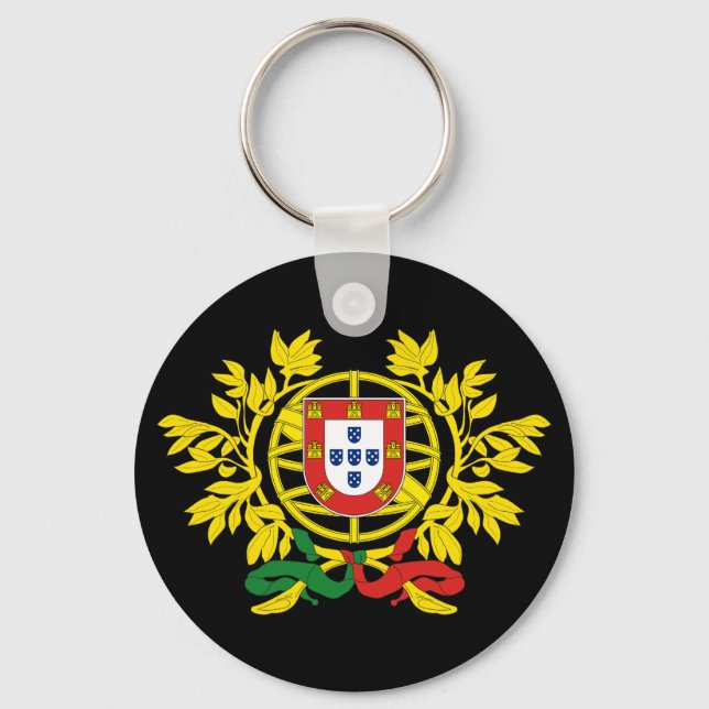 Portugal Coat of Arms Keychain (Front)