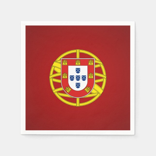 Portugal coat of arms paper napkins (Front)