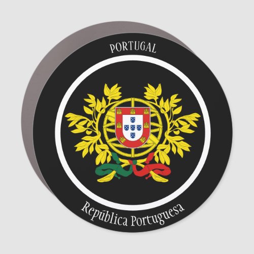 Portugal Coat of Arms Patriotic Car Magnet