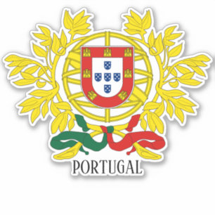 Portugal Coat Of Arms Patriotic Sticker