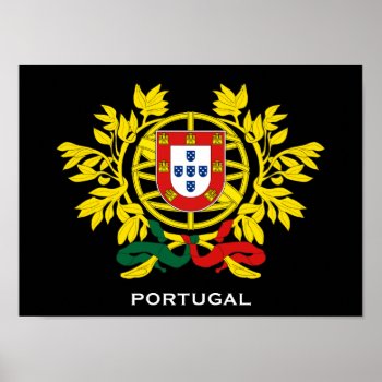 Portugal Coat Of Arms Poster by Azorean at Zazzle