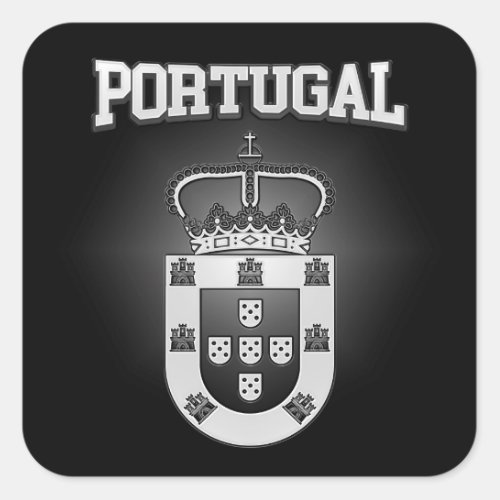 Portugal Coat of Arms Square Sticker