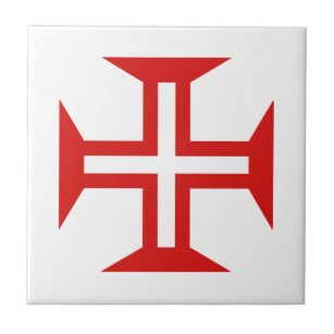 Portugal country cross flag symbol ceramic tile