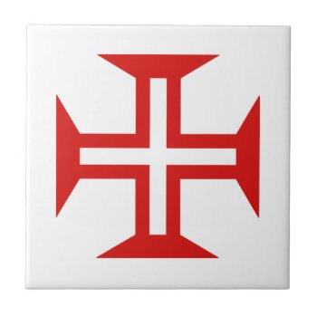 Portugal Country Cross Flag Symbol Ceramic Tile by tony4urban at Zazzle