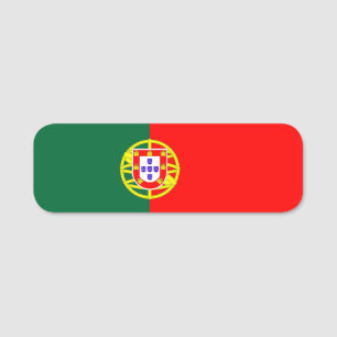portugal country flag symbol name tag