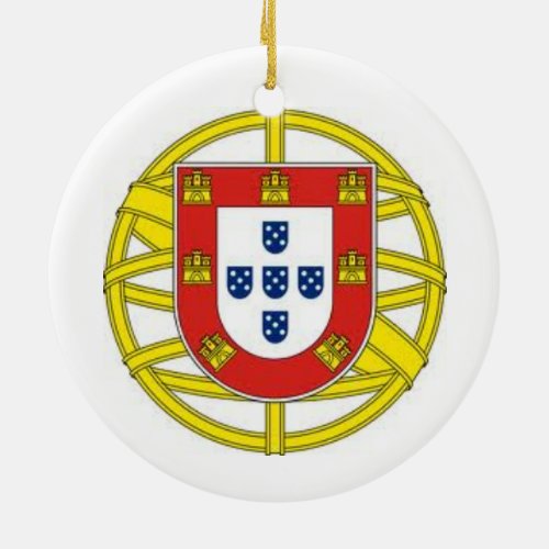 PORTUGAL CREST Christmas Ornament