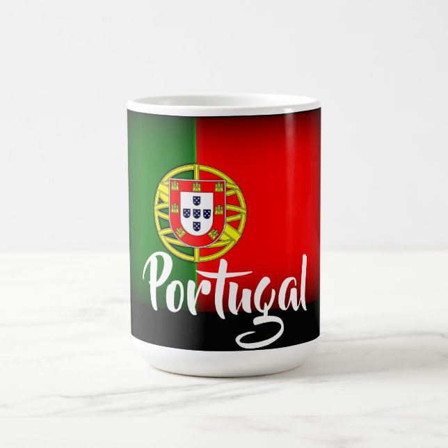 Portugal Darkened Flag Coffee Mug (Center)