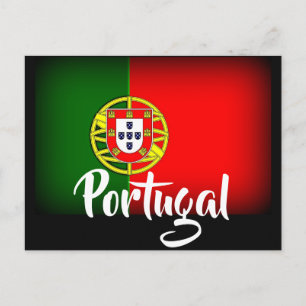 Portugal Darkened Flag Postcard