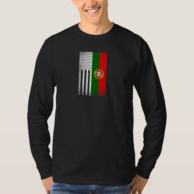 Portugal Design for proud Portuguese Americans T-Shirt (Front)