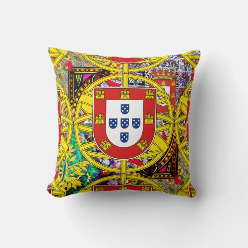 Portugal designs Throw Pillow