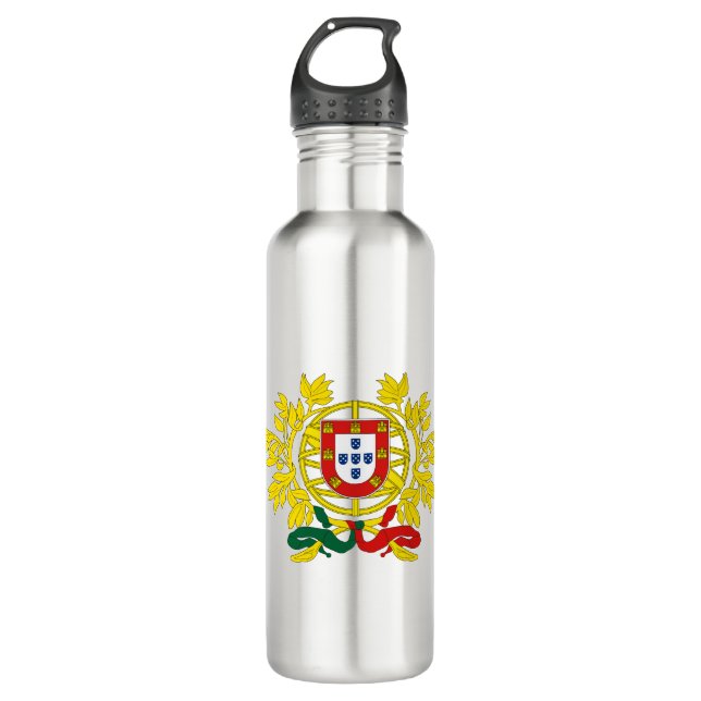 portugal emblem stainless steel water bottle (Front)