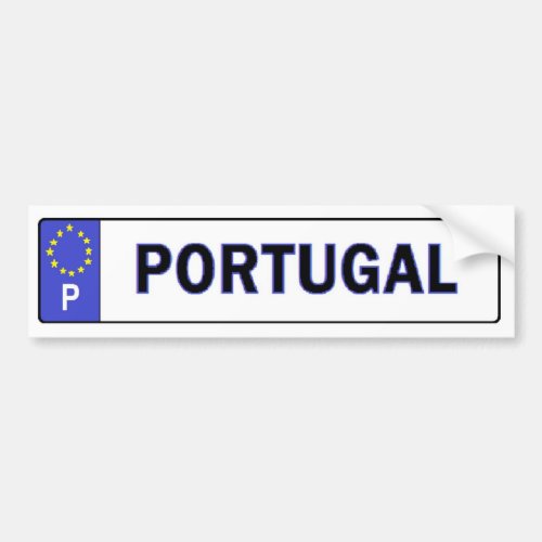 Portugal EU License Sticker
