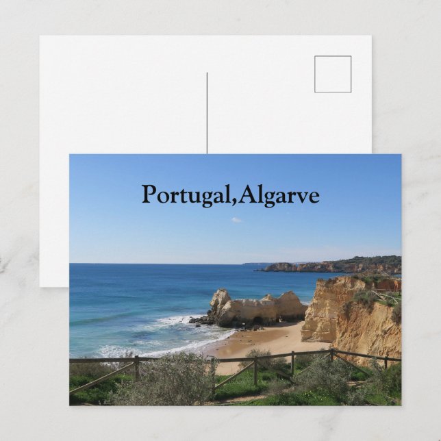 Portugal, Europe, Algarve Postcard (Front/Back)