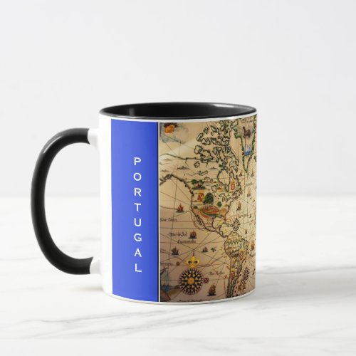 Portugal Exploration Map Mug