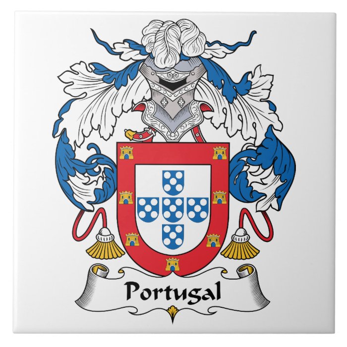 Portugal Family Crest Tile