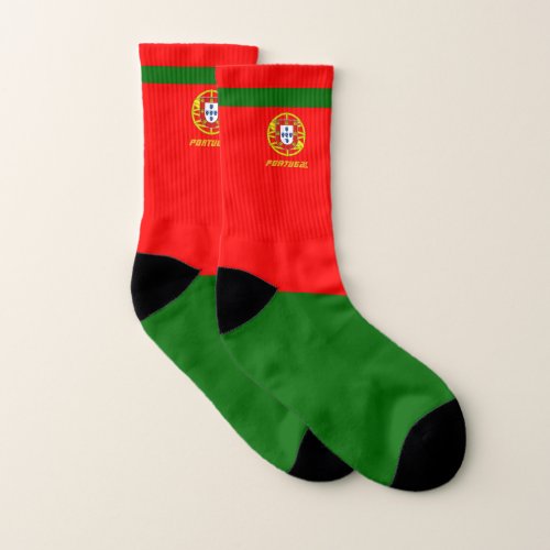 Portugal fashion Socks  Portuguese flag sports