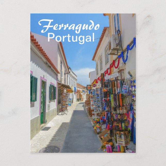 Portugal Ferragudo in the Algarve Postcard (Front)
