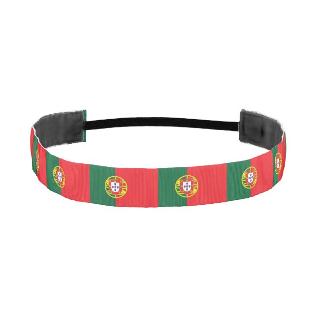 Portugal Flag Athletic Headband (Front)