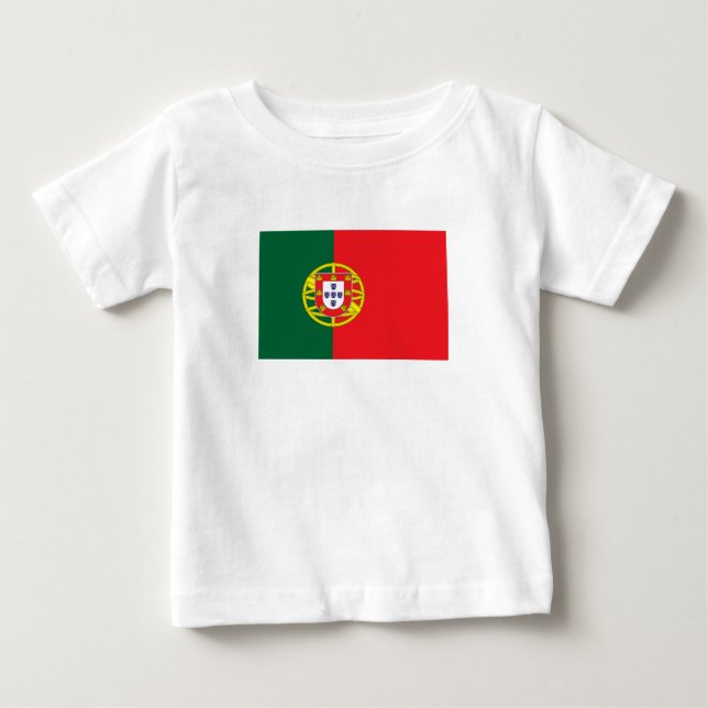 Portugal Flag Baby T-Shirt (Front)