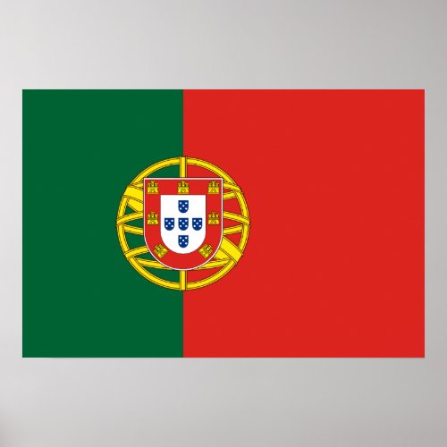 Portugal flag Bandeira De Portugal Poster