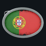 Portugal flag belt buckle<br><div class="desc">Portugal flag</div>