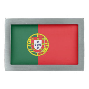 Portugal Flag Belt Buckle