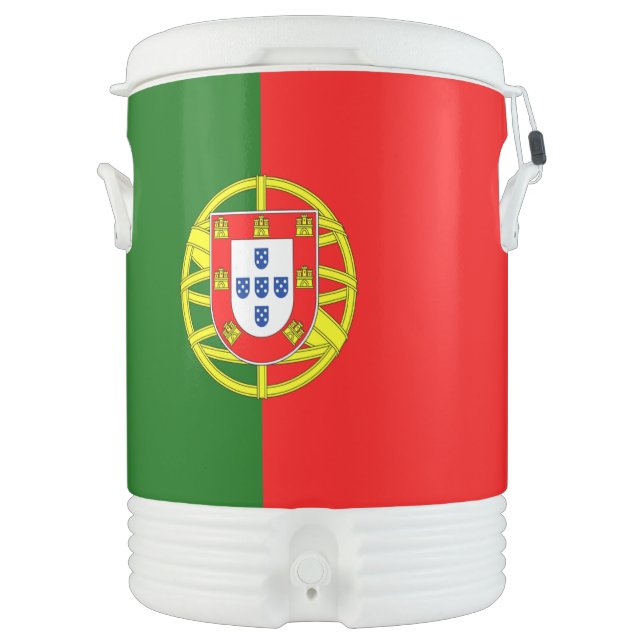 Portugal Flag Beverage Cooler (Front)
