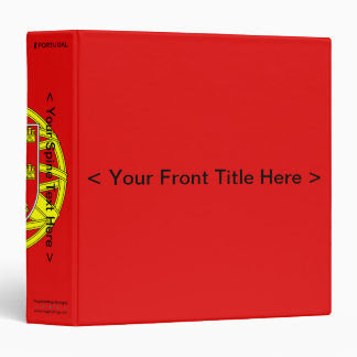 Portugal Flag Binder