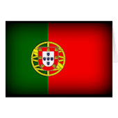 Portugal Flag Black Edge (Front Horizontal)