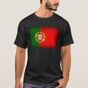 Portugal Flag Black Edge T-Shirt