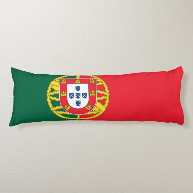 Portugal flag body pillow (Front)