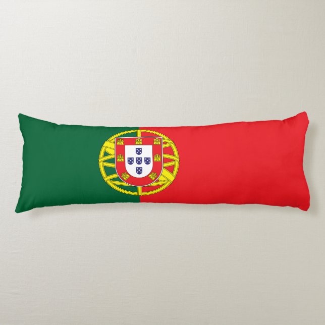 Portugal Flag Body Pillow (Front)