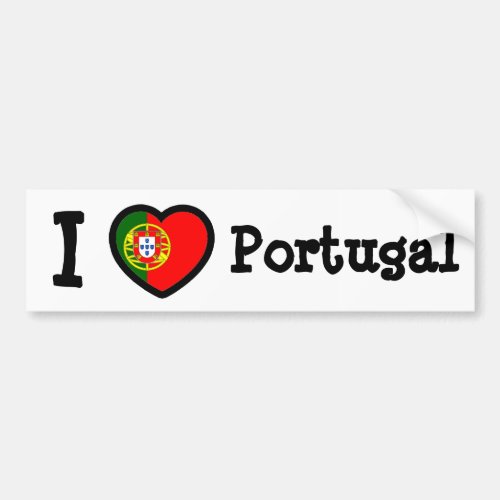 Portugal Flag Bumper Sticker