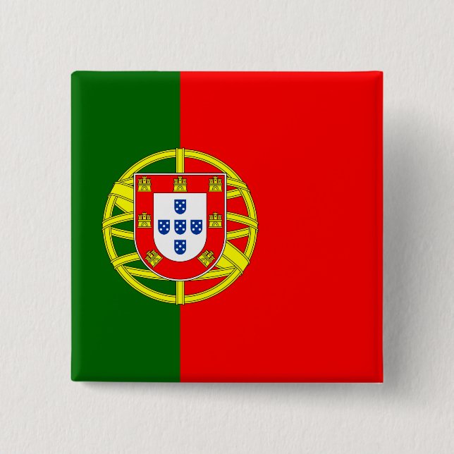 Portugal Flag Button (Front)