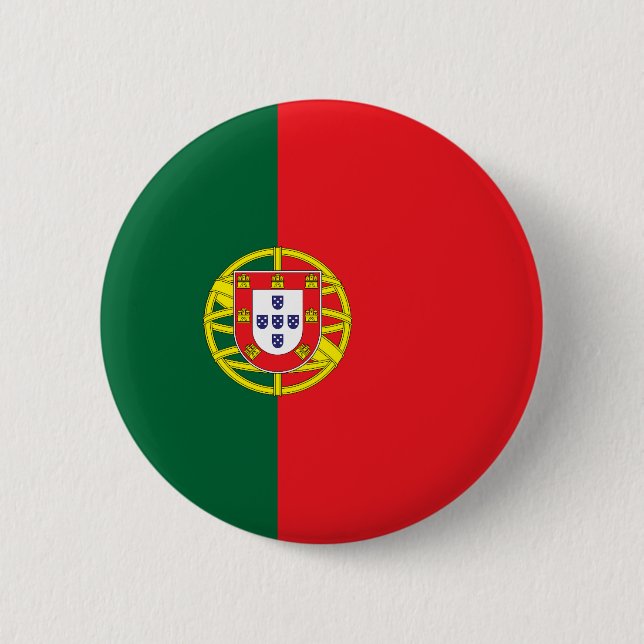 Portugal Flag Button (Front)