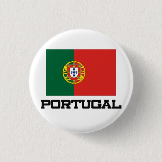 Portugal Flag Button (Front)