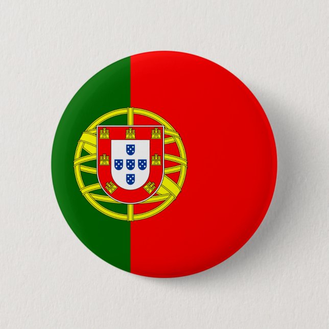 Portugal Flag Button (Front)