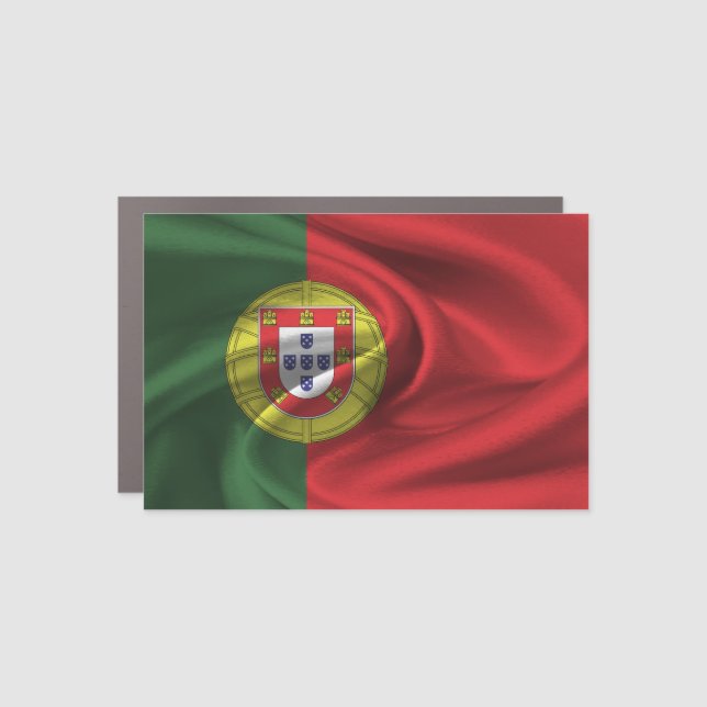 Portugal Flag Car Magnet (Front)