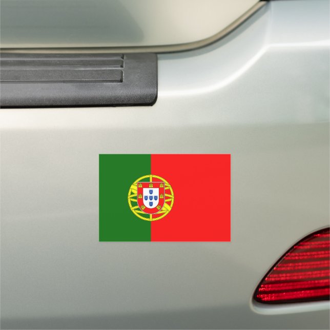 Portugal Flag Car Magnet (In Situ)