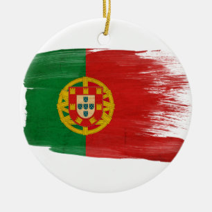 Portugal Flag Ceramic Ornament