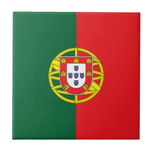 Portugal Flag Ceramic Tile