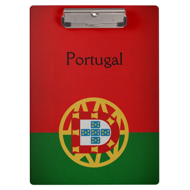 Portugal Flag Clipboard (Front)