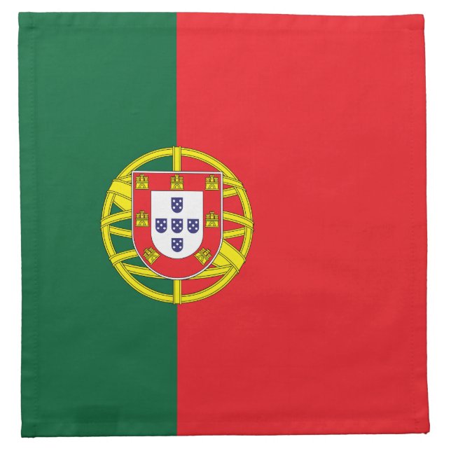Portugal Flag Cloth Napkin (Front)