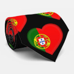 Portugal Flag Colors Heart Pattern Neck Tie at Zazzle