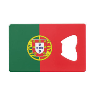 Portugal Flag Credit Card Bottle Opener