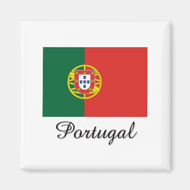 Portugal Flag Design Magnet (Front)
