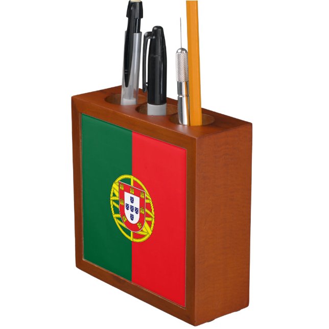 Portugal Flag Desk Organizer (In Situ)