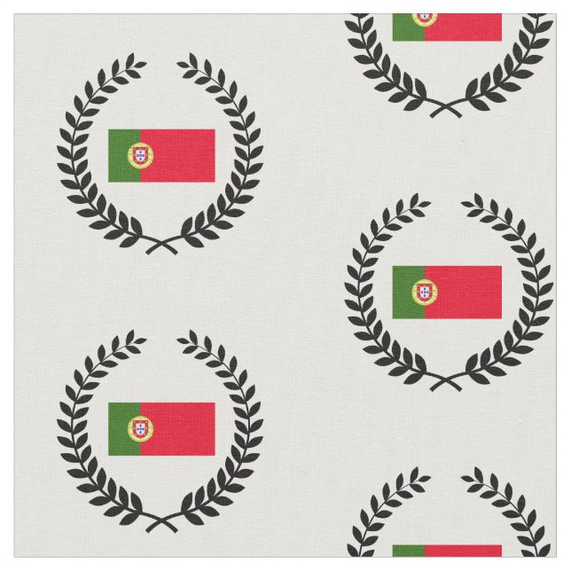 Portugal Flag Fabric (Close Up)